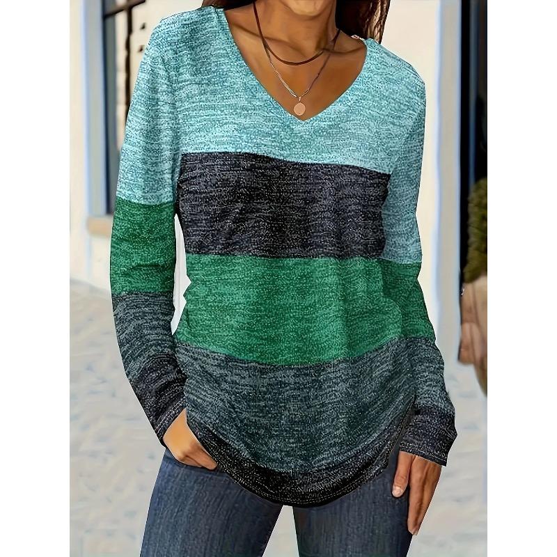 GMXIA Women's Fashion V-Neck Long Sleeve Autumn Winter Casual Blouses & Shirts