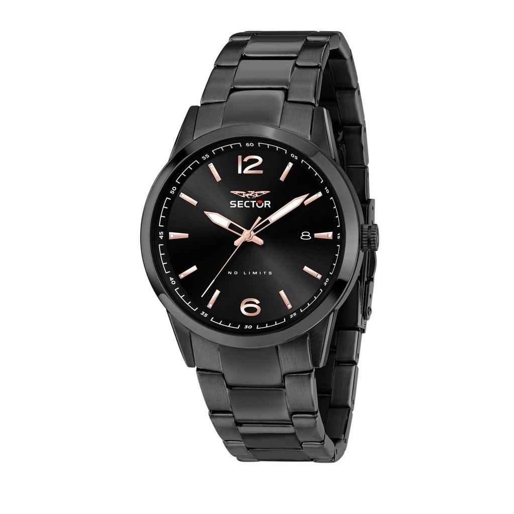

Мужские часы Sector 660 из нержавеющей стали с черным циферблатом, кварцевые R3253517027 чёрный