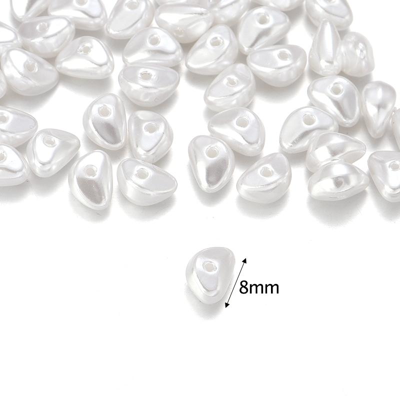 20pcs Irregular ABS Imitation Pearls Beads Loose Spacer Beads For Jewelry Making DIY Bracelets Necklace Earrings Accessories