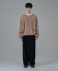 Mubeun Oversized Hazzi Round Knit Beige
