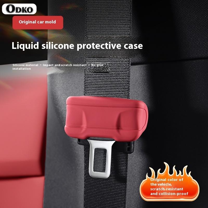 For Volvo S60 S90 XC90 XC60 XC40 Interior Accessries 2/4 Piece Car Seat Belt Silicone Protective Cover Trim