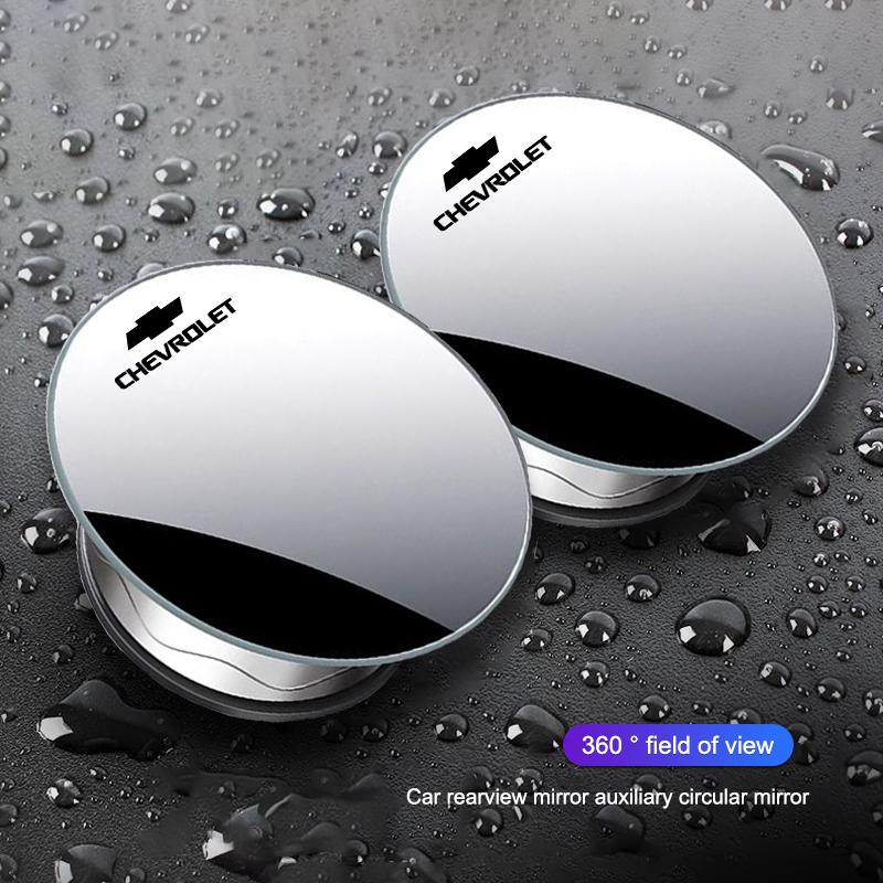 2Pcs Car Blind Spot Rear View Mirror Auxiliary Reversing Parking Mirror For Chevrolet Corvette Montana TrailBlazer Silverado