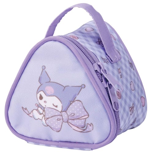 Skater Insulated Rice Ball-Shaped Lunch Bag, Rice Ball Case, Sanrio Kuromi KONC2-A