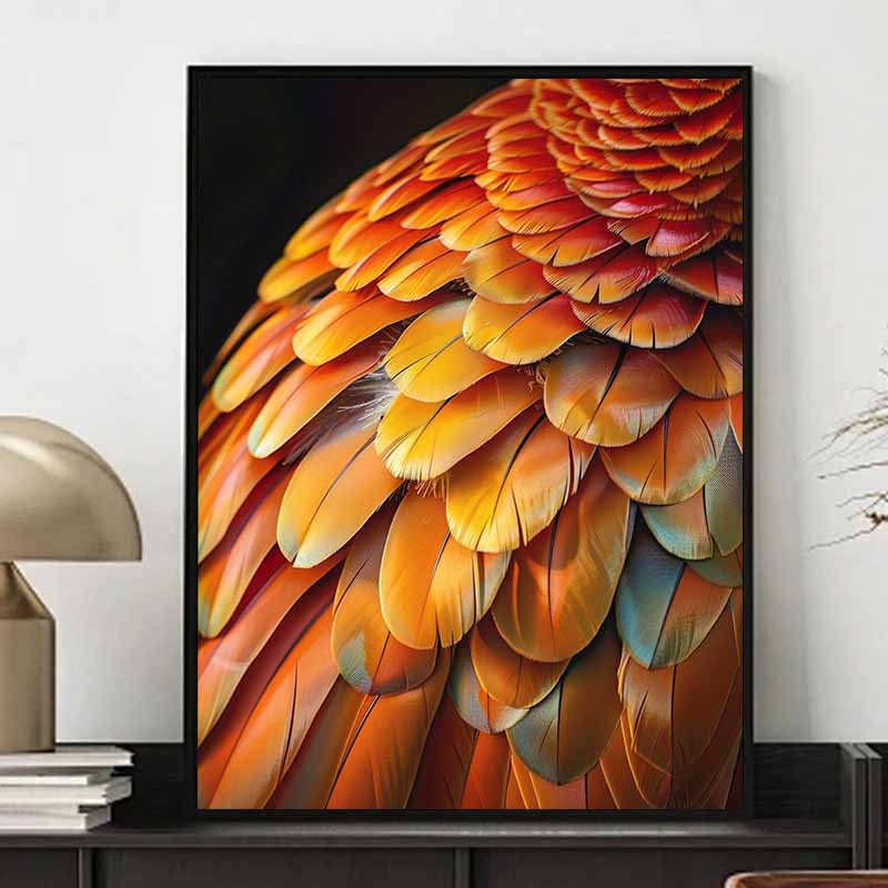 

New Arrival 5D DIY Full Circle Diamond Painting Feather Embroidery Cross Stitch Home Decor Gift GI12105