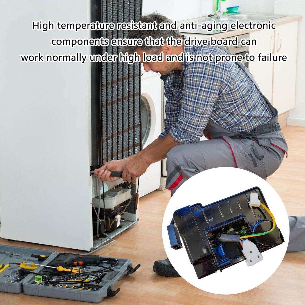 Variable Frequency Fridge Compressor Control Board with Intelligent Overload Protection ABS Texture for Refrigerator