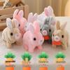 Interactive Walking and Talking Plush Bunny Toy