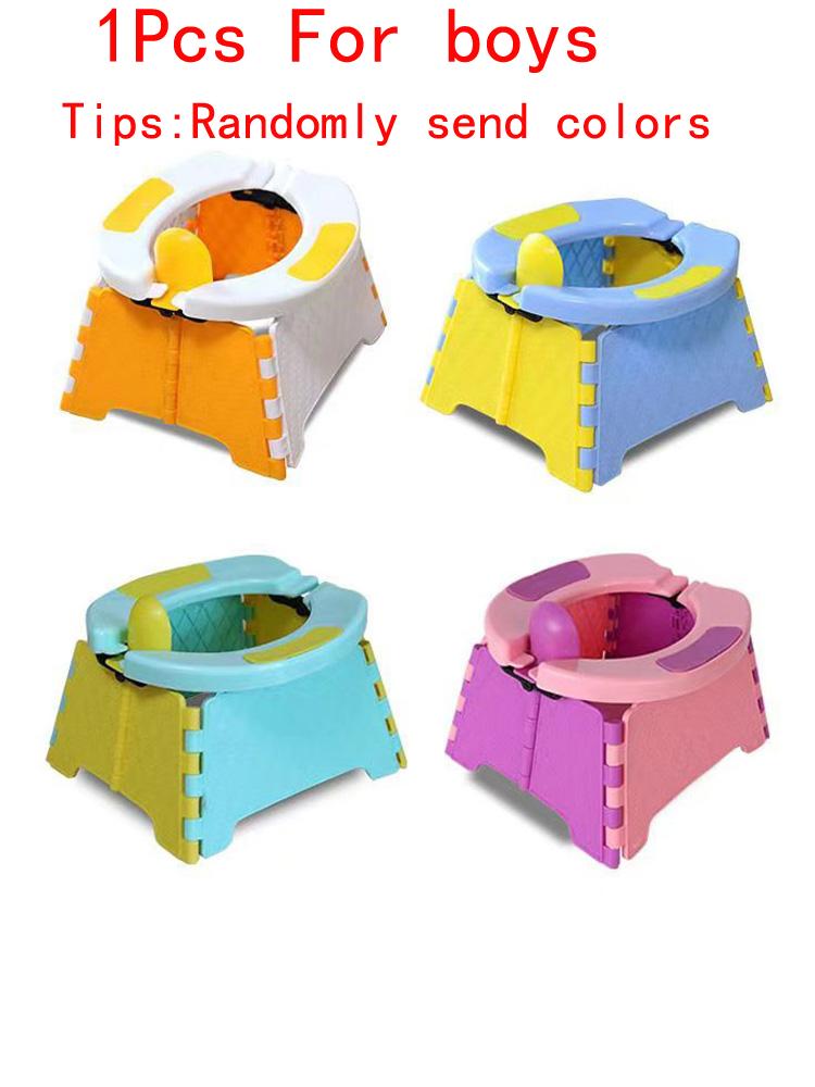 New children's outdoor travel foldable portable car small toilet