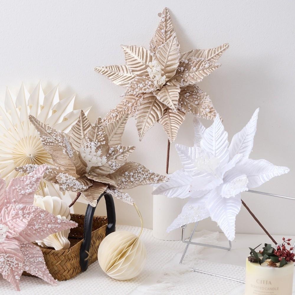 30cm Pearl Christmas Flower Beautiful Christmas Tree Decoration  Christmas Holiday