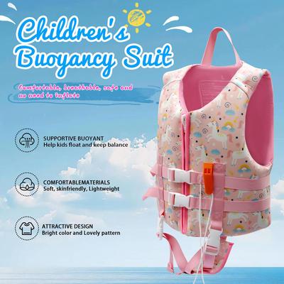 Kid's Anti-Drowning Life Jacket, Ages 3-12, Summer Swim Vest