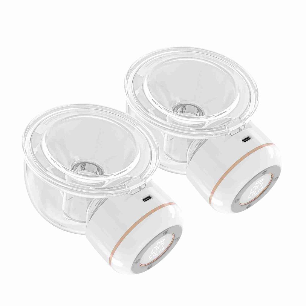 Wearable Breast Pump Hands Free Electric Breast Pump for Breastfeeding 4 Modes 12 Suction Level Low Noise Built-in Battery with