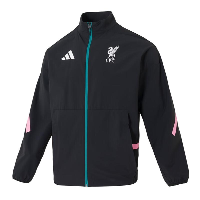 adidas Liverpool FC Z.N.E. Anthem Jacket  Black  Men s JZ0138 S