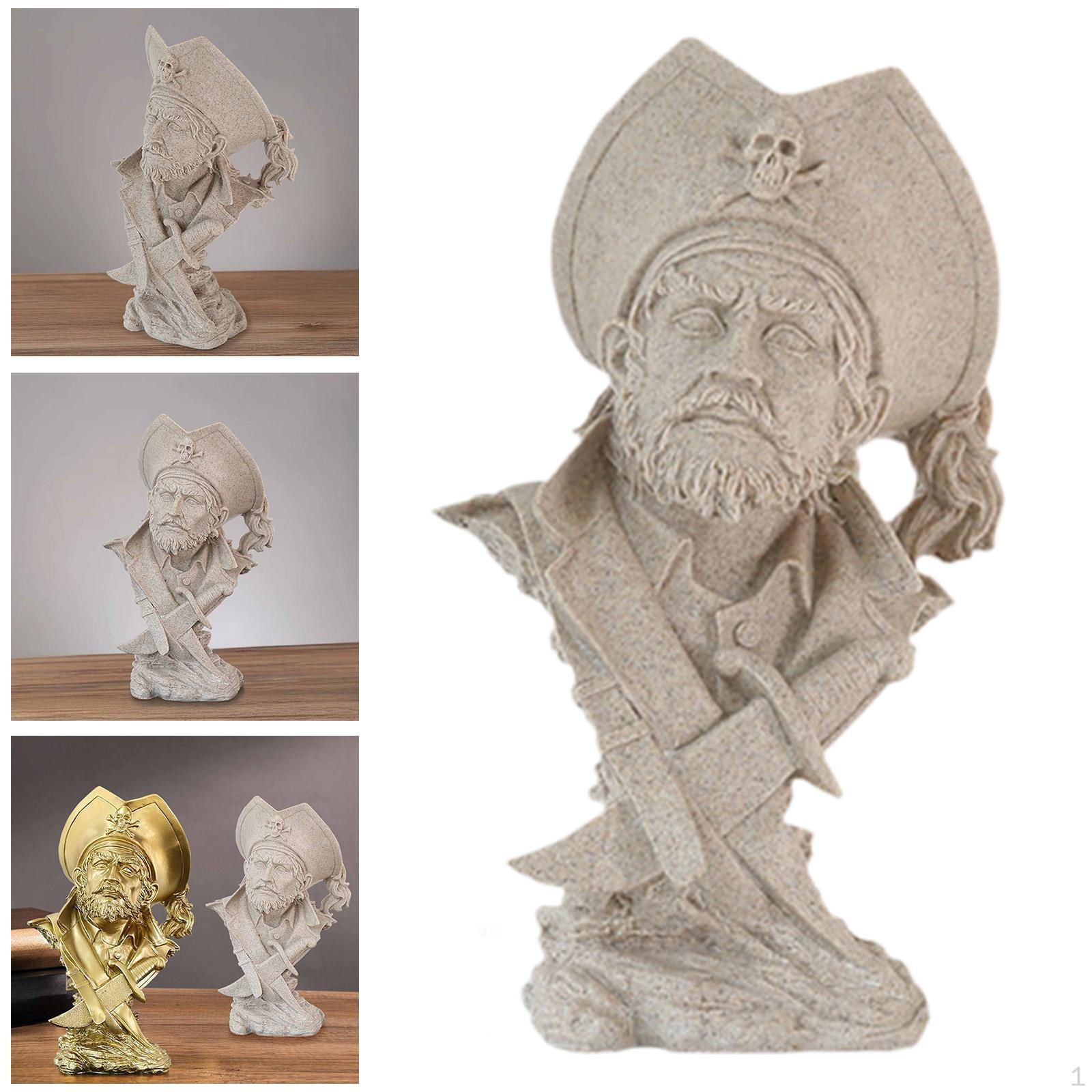 

Коллекционная пиратская фигурка для украшения кабинета и в подарок Sandstone Color