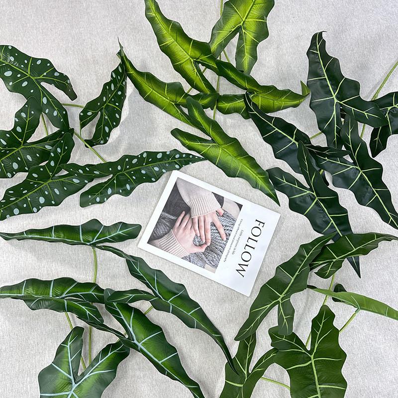 Alocasia Simulated Plant Odora Mall Hotel Courtyard Green Decoration Plant