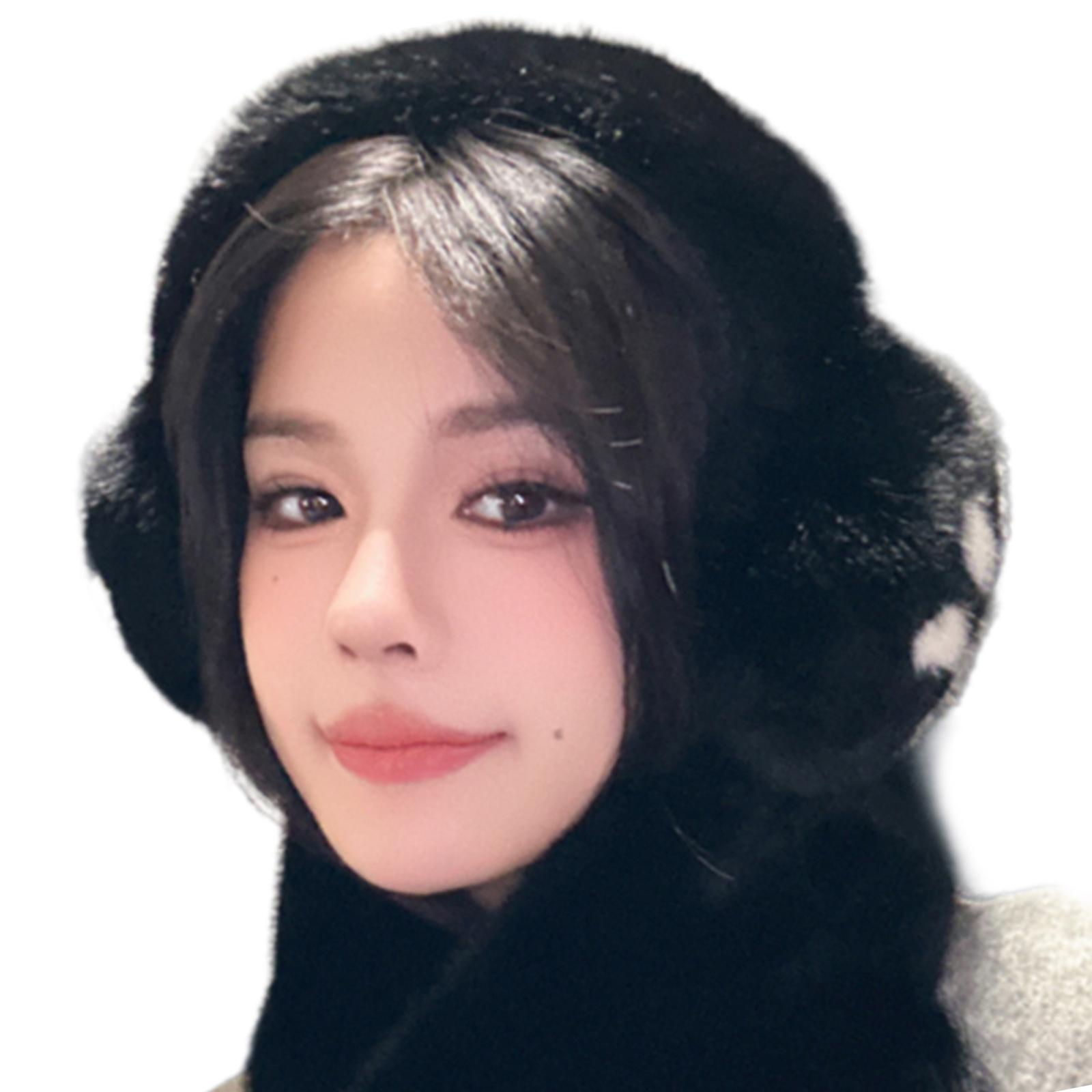 

Складные плюшевые наушники с бантиком/узором лапок для женщин и девочек, зимние, для активного отдыха, защита ушей 3