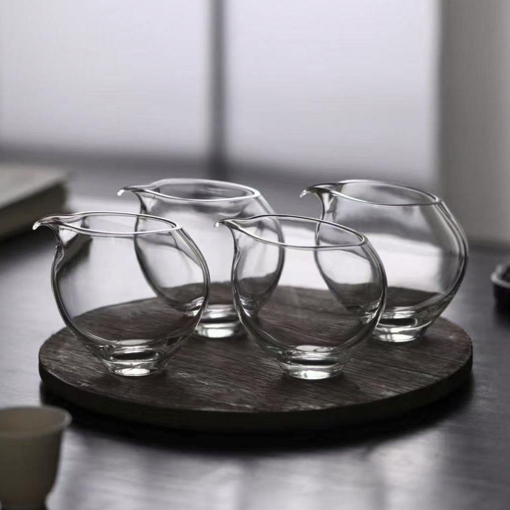 230ML Japanese High Borosilicate Glass Flying Bird Fair Cup Thickened Heat-resistant Uniform Cup KungFu Tea Dispenser High-grade