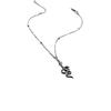 Simple Cross Necklace Female Niche Design Sense Cold Wind Snake Festival Pendant Collarbone Chain