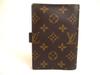 Authentic LOUIS VUITTON Monogram Document Holders Small Ring Agenda Cover #a927  Refurbished