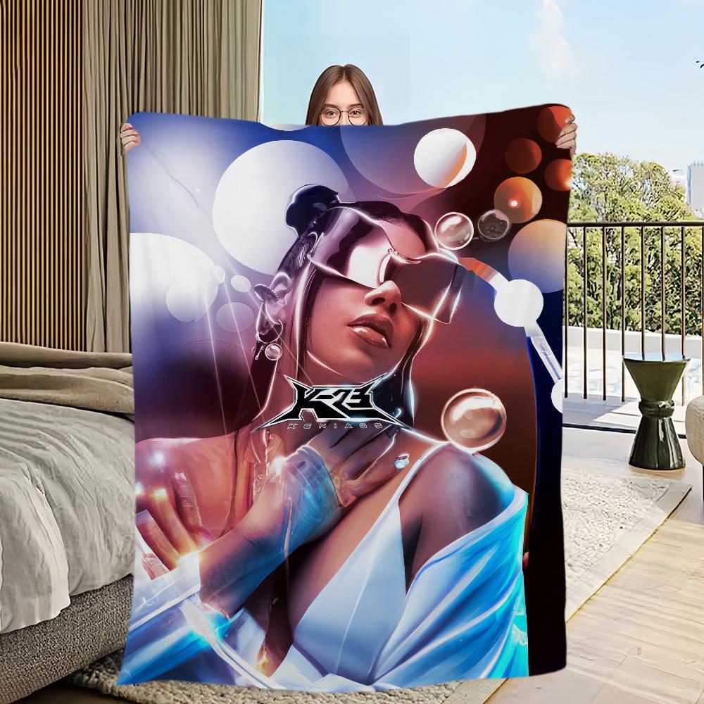 Singer k-Kenia Aura Blanket Skin Friendly Comfort Warm Soft Plush Blanket Suitable Sofa Living Room Office Bedroom