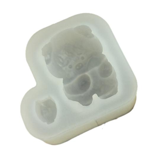 Yousheng Cartoon Animal Silicone Mold Food-Grade Baking Mold for Rice Balls Chocolate Resin Soap Cake Decorations Easy-Release Heat-Resistant DIY