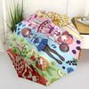 1 PC Automatic Folding Umbrella - The Quintessential Quintuplets Pattern Portable Foldable Design With 8 Ribs Christmas Birthday Gifts