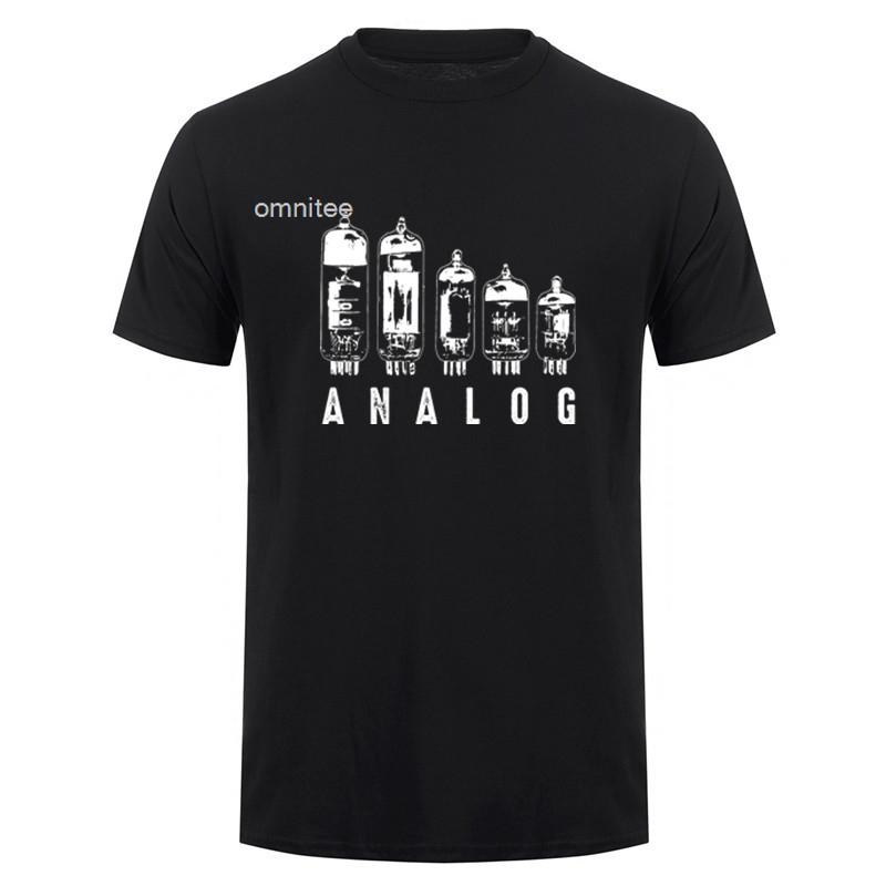 Analog Vacuum Tube TShirt for Radio and Amp Collectors Funny Electron Valve Lover T Shirts Summer Streetwear Gifts HJ057