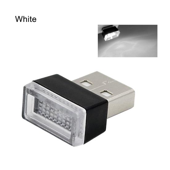 Mini USB LED Bil Hjemmekino Auto Interiørlys Neon Atmosfære Ambient Lampe