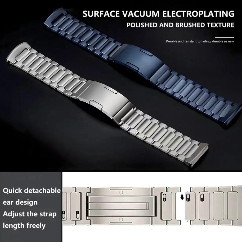 No Gaps Original Titanium Metal Strap For Huawei Watch 4 Pro Luxury Bracelet For Huawei Watch 4 Pro Business WatchBand Correa