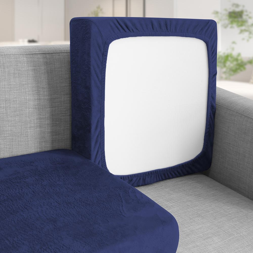 Sofa Cushion Covers Stretch Velvet Sofa Seat Cover Universal Non-Slip Elastic Couch Slipcovers Replacement Furniture Protector