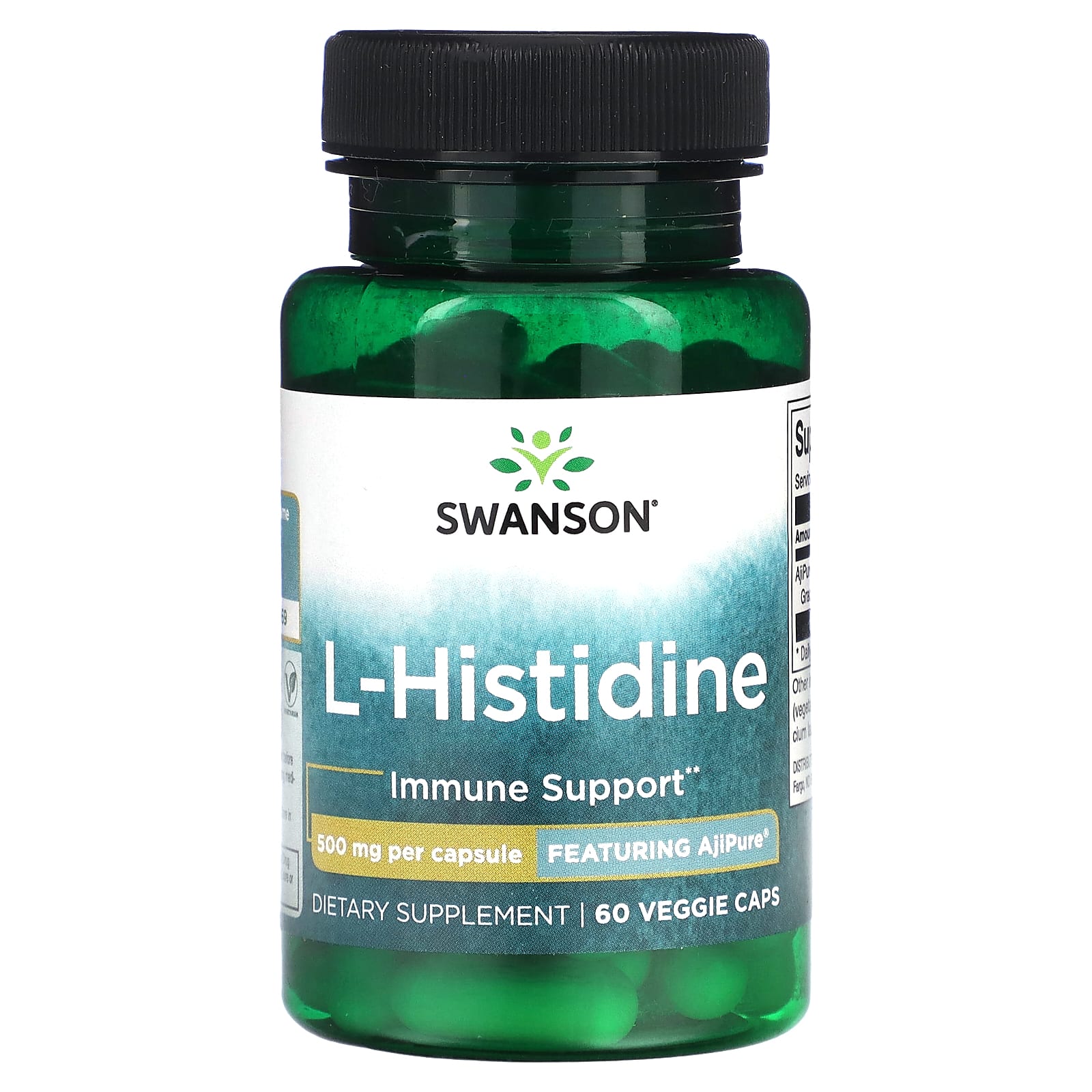 

L-Histidine, 500Mg, 60 Veggie Caps