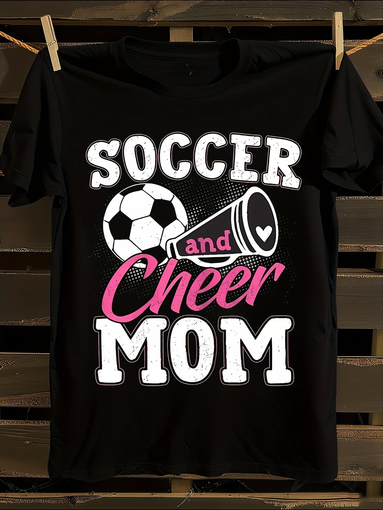 s and  s Funny Soccer Cheer Mom T-shirt XXL