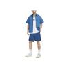 Nike SB Solid Outdoor High-Waisted Zippered Casual Shorts Men Shorts Garden-Blue FQ0501-476