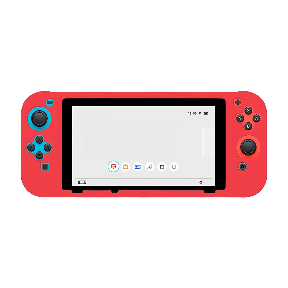 For Nintendo Switch Silicone Protective Case Handheld Game Console Shockproof Cover