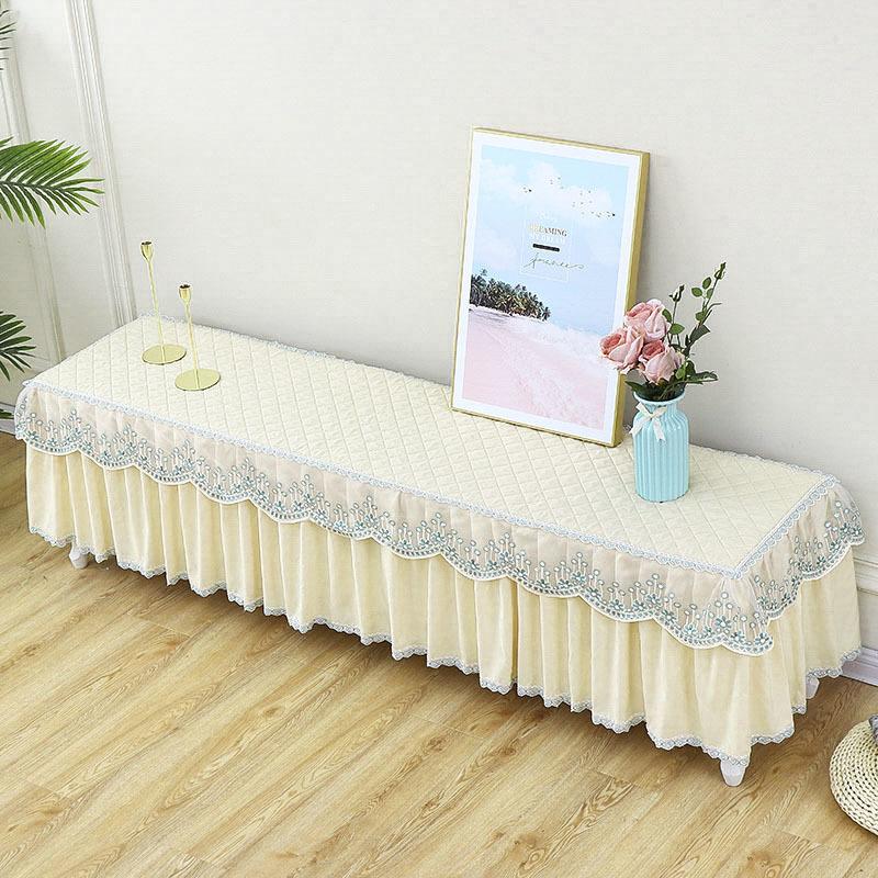 TV Cabinet Cover Double-layer Dust Cover New Lace Universal Cover Tablecloth Rectangular Living Room TV Cabinet Tablecloth