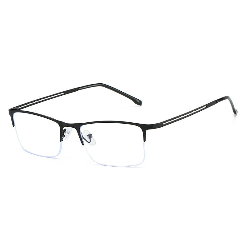Half Frame Square Nearsighted Glasses For Women Men Fashion Shortsighted Optical Spectacles With Prescritpion -0.5 -0.75 To -6.0