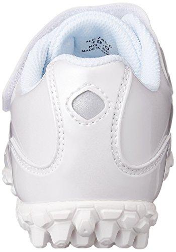 Asahi J004 Sneakers, Athletic Shoes for School, Reflective, Strong Series, White/White, 20.0 Cm, 2E