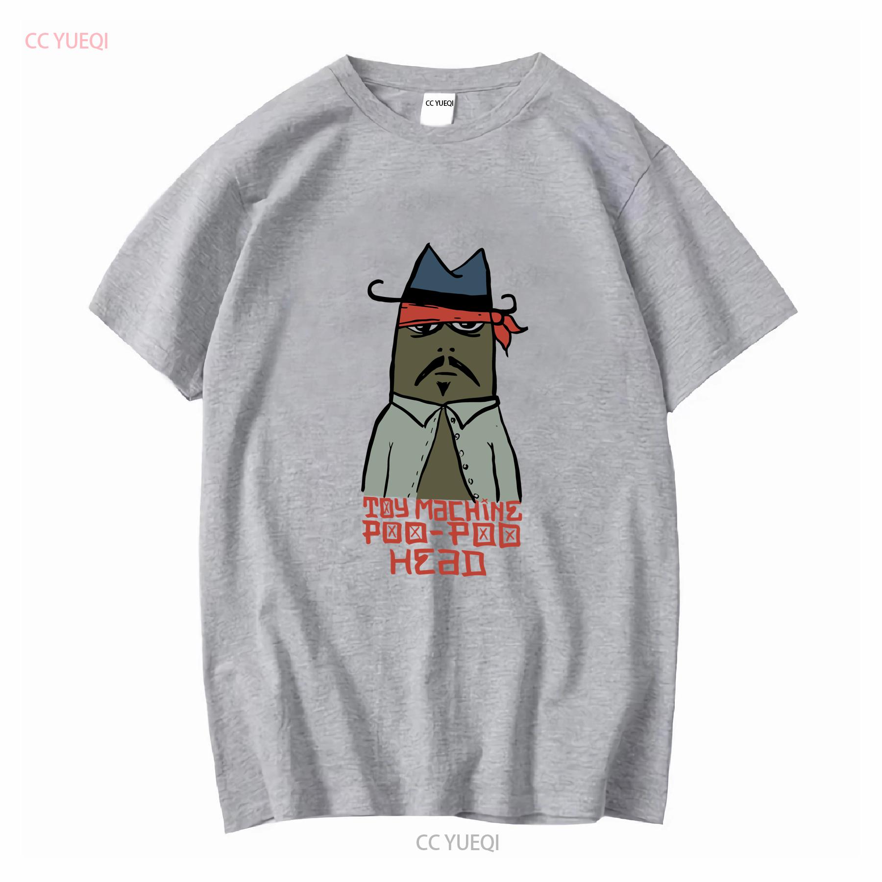 Toy machine skateboards poo head retro skateboarding T Shirt design long or short sleeves vintage Washed Versatile Comfortable S