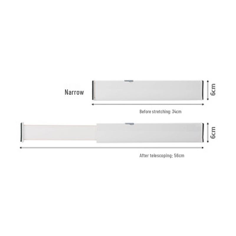 Adjustable Non-Punch Plastic Drawer Dividers for Cabinets and Wardrobes