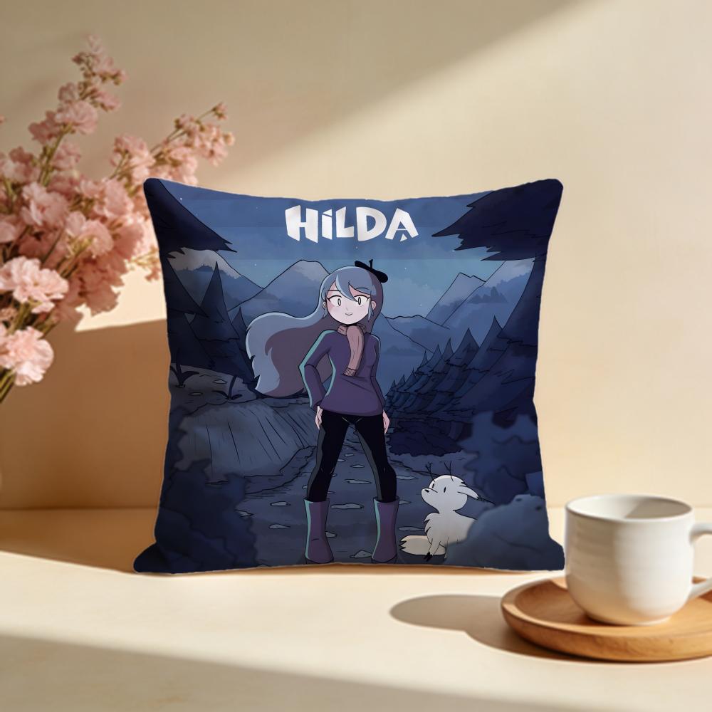 Popular HHildaful Cushion Cover Stylish Washable Pillow Cover Ideal for Couch Bedroom Car Decoration