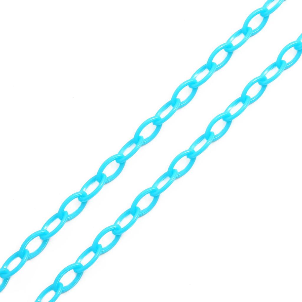 4pcs 40cm Bright Color Acrylic Fashion Link Sunglasses Chain Beads For DIY Jewelry Making Sunglasses Accessories