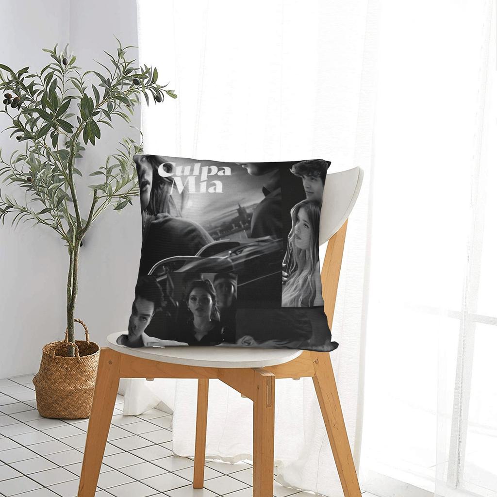 Film Culpa Mia Pillow Case  Retro Trendy Pillow Cover Soft Pillowcases For Office Car Home Decor