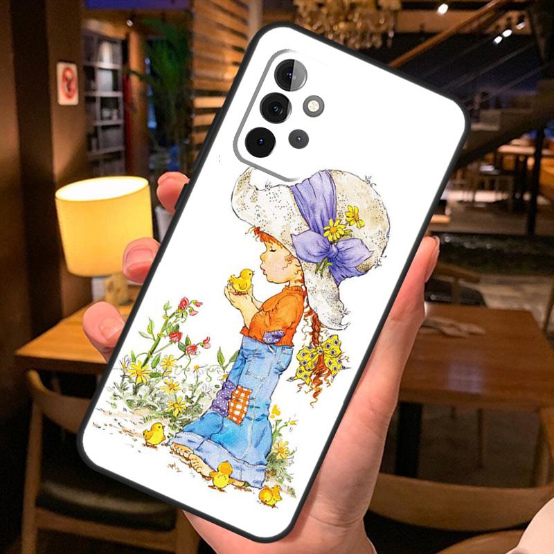 Sarah Kay pattern Phone Case For Samsung A51 A71 A50 A70 A13 A23 A33 A53 A12 A22 A32 A42 A52 A54 A34 A14 Cover