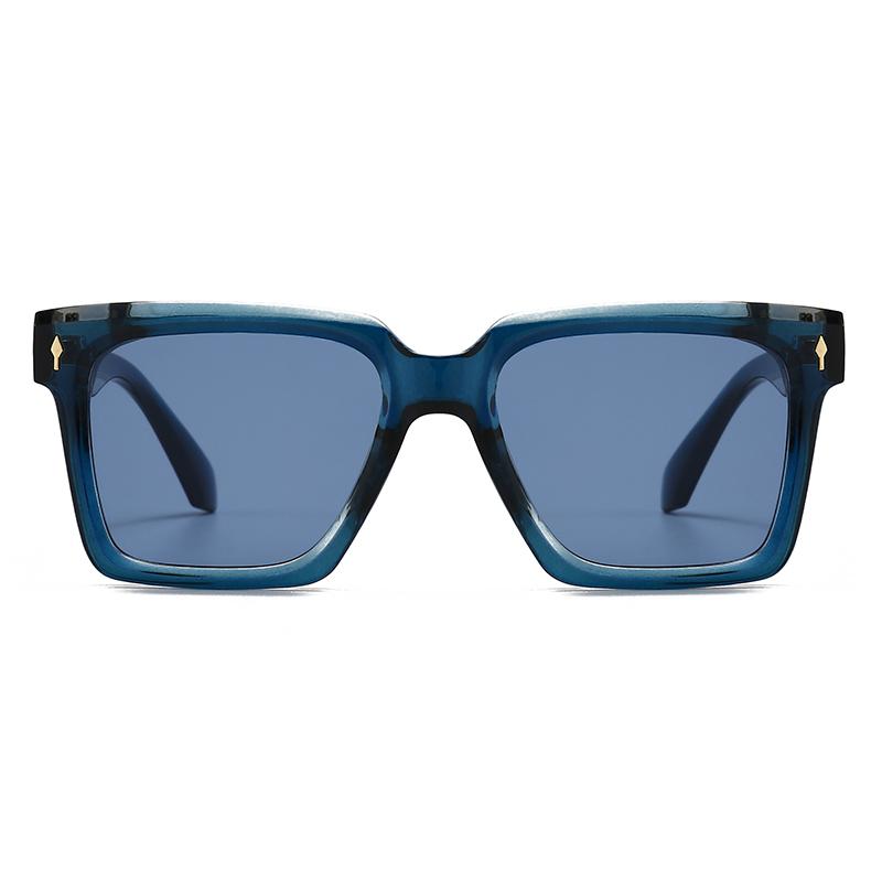 Nové evropské a americké pánské letecké brýle Retro čtvercové sluneční brýle Skladem 62010