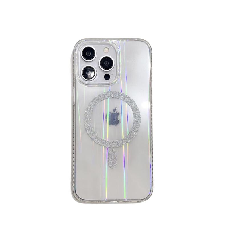 

Применимо к прозрачной беспроводной зарядке, применимо к Apple 16promax Магнитный чехол для мобильного телефона IP14 Простой 12 Защитный чехол 13 iphone12mini