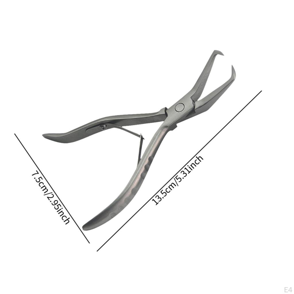 Haarverlängerungszange Versiegelungsklammer Zange Werkzeug, Doppelhaken Professionelles Styling-Werkzeug zum Entfernen