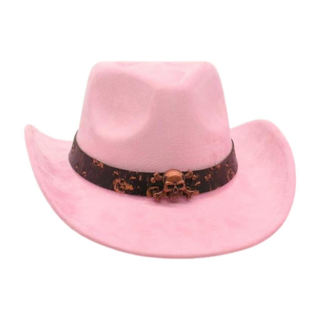 Western Cowboy Hat Performance Stage Jazz Hat Resort Style Skull Accessories Ethnic Style Top Hat