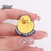 Coat Brooch Cartoon Duckling Badge Animal Jewelry Alloy Hat Scarf