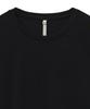 Noir Silky Blended Crew Neck T-Shirt (Black)