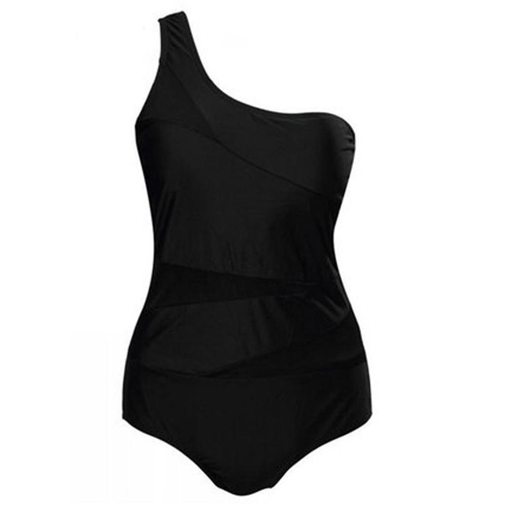Dámské plavky Plavky Plus Size Polstrované Monokiny Bikini Koupání Beach