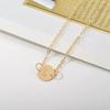 SUMENG 2025 New Fashion Simple Gold Color Letter Name Bangle Jewelry Gifts Tiny Heart Initial Bracelets for Women