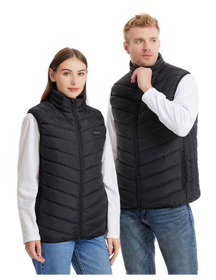 Cross-Border Smart Electric Heating Vest - Down Cotton Jacket